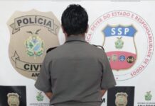 Homem é preso em Manaus por ameaçar e ofender ex-companheira mesmo com medida protetiva em vigor