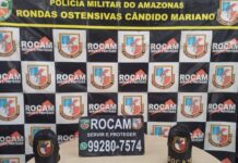 Homem é preso após disparar arma de fogo em via pública no Alvorada, em Manaus