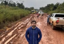 João Paulo Janjão percorre a BR-319 e denuncia abandono: “Não é política, é dignidade” João Paulo Janjão percorre a BR-319 e denuncia abandono total da estrada