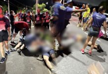 Motorista embriagado atropela cinco atletas durante corrida na Ponta Negra em Manaus