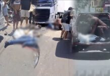 Idoso é atropelado por carreta em ponto crítico de Manacapuru e moradores cobram melhorias
