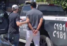 Homem é preso por tentar matar a esposa na frente dos filhos em Manaus