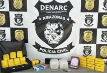 Homem é preso em flagrante com 26 tabletes de cocaína dentro de mala no bairro Cidade Nova