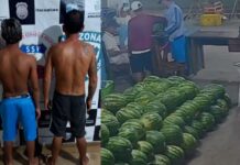 Homem e adolescente são presos após assalto a hortifruti