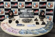 Casal é detido por tráfico de drogas na zona Leste de Manaus