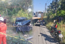 Tragédia na Zona Leste: Mulher morre e homem fica gravemente ferido em colisão entre carro e carreta, em Manaus