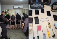 Polícia Militar prende suspeitos de furtos a veículos na zona Centro-Oeste de Manaus