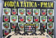 Criminosos armados trocam tiros com a Força Tática durante tentativa de ataque em comunidade da zona norte de Manaus