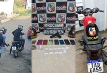 ROCAM intercepta dupla com drogas, celulares e simulacro na zona leste de Manaus
