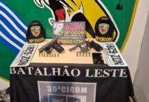 Homem é preso com armas de fogo em Manaus; suspeito é irmão de líder de facção