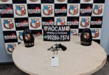 Homem é preso com arma de fogo após denúncia anônima na Zona Leste de Manaus