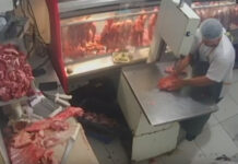 VÍDEO: açougueiro é preso por furtar carnes de supermercado em Manaus