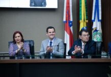 Vice-prefeito Renato Junior prestigia Sessão Especial da Aleam em reconhecimento ao ministro Mauro Campbell do STJ