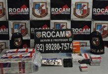Rocam prende suspeito de roubo com refém em residência na zona norte de Manaus
