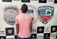 Homem é preso por agredir pai idoso e ameaçar a mãe durante Operação Shamar em Carauari