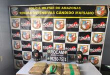 Rocam recolhe seis quilos de entorpecente em operação na zona norte