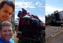 Acidente na BR-262 tira a vida de dois caminhoneiros