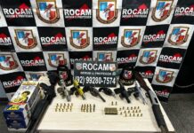 Operação policial apreende armamento pesado e desarticula grupo armado em Manaus
