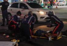 Vítima morre atropelada ao tentar atravessar avenida movimentada em Manaus