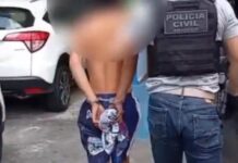 Acusado de tráfico, jovem é preso em Manaus por agredir a tia