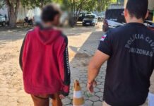 Jovem é detido após agredir e ameaçar ex-companheira no interior do Amazonas