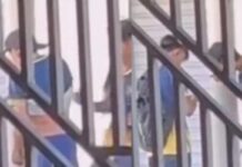 Alunos uniformizados são flagrados consumindo droga em rua de Parintins