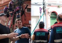 Prefeitura inicia retirada de fios inutilizados no Centro de Manaus