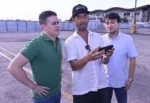Prefeito David Almeida acompanha avanço da montagem do palco Malcher para o #SouManaus 2025