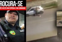Sargento da PM que atirou em ex-companheira está foragido em Manaus