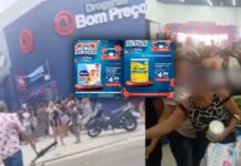Promoção de fraldas e leite a R$ 4,99 gera confusão na Compensa