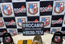 Incursão da ROCAM resulta em apreensão de armas e drogas em Manaus