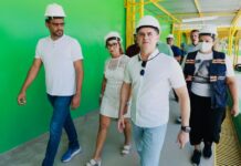 Prefeito David Almeida acompanha obras de revitalização da Escola Waldir Garcia no bairro São Geraldo