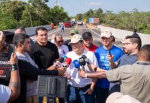 BR-319: Senador Eduardo Braga entrega nova Ponte do Curuçá e anuncia avanços na rodovia