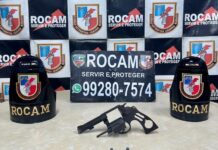 ROCAM apreende arma de fogo durante ação na Zona Leste de Manaus
