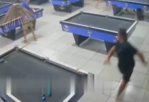 Pistoleiros executam jovem em bar de sinuca; crime foi registrado por câmeras de segurança