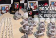 ROCAM apreende grande quantidade de drogas em casa no bairro São Geraldo