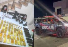 Operação da ROCAM apreende 55 barras de ouro avaliadas em R$ 30 milhões e prende três policiais em Manaus