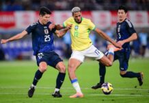 Brasil vacila na defesa, sofre virada inédita e perde para o Japão em amistoso em Tóquio