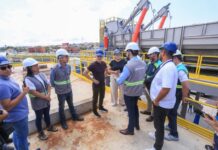 Prefeito David Almeida acompanha últimos ajustes da ETE Raiz, que vai atender 50 mil moradores da zona Sul de Manaus