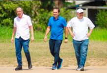Eduardo Braga fiscaliza obras em Parintins que somam mais de R$ 110 milhões e impulsionam integração no Baixo Amazonas