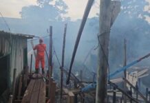 VÍDEO: Incêndio de grandes proporções destrói casas no bairro São Jorge, em Manaus