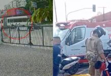 VÍDEO: Veja o momento do acidente que matou motociclista em Manaus