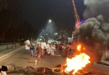 VÍDEOS: Família protesta em Manaus após morte de jovem em confronto com a Rocam