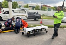 VÍDEO: Idosa é atropelada ao atravessar faixa de pedestre na Av. Coronel Teixeira, em Manaus
