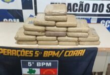 Duas mulheres são presas em Coari com 18 tabletes de maconha tipo skunk