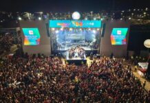 Prefeito David Almeida abre comemorações dos 356 anos de Manaus com multidão e shows gospel e populares
