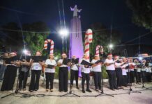 Prefeitura de Manaus inaugura decoração de Natal na Praça dos Remédios com Cantata Natalina