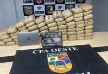 Perseguição na Ponta Negra termina com apreensão de maconha e caminhonete de luxo em Manaus