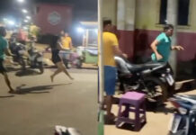 VÍDEO: Homem tenta atacar mulher com terçado no Pará e é contido por populares