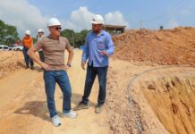Prefeito David Almeida destaca avanço das obras do Parque Encontro das Águas e mantém entrega para 2026